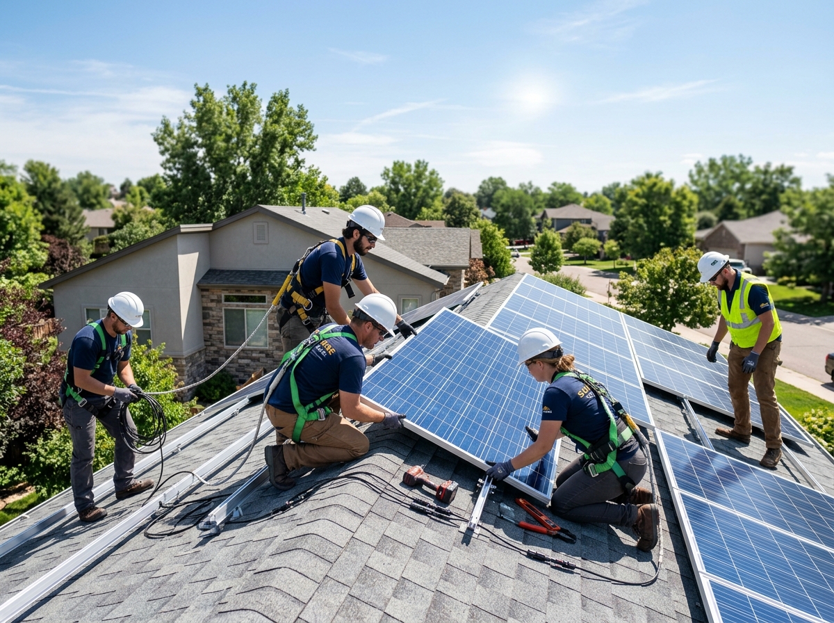 SKM Solar residential installation project